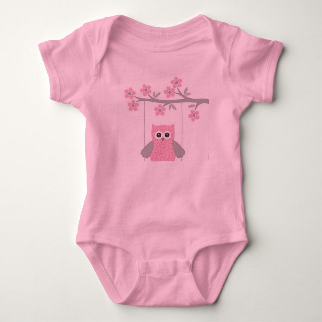 Baby Tutu Bodysuit/Owl Bodysuit (Front)