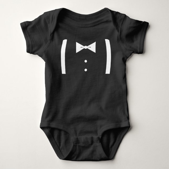 Baby Tuxedo Bodysuit (Front)
