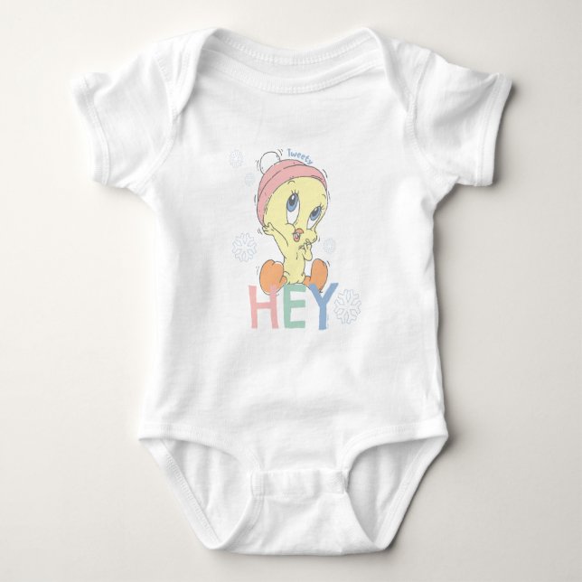 Baby TWEETY™ Hey Snow Bodysuit (Front)