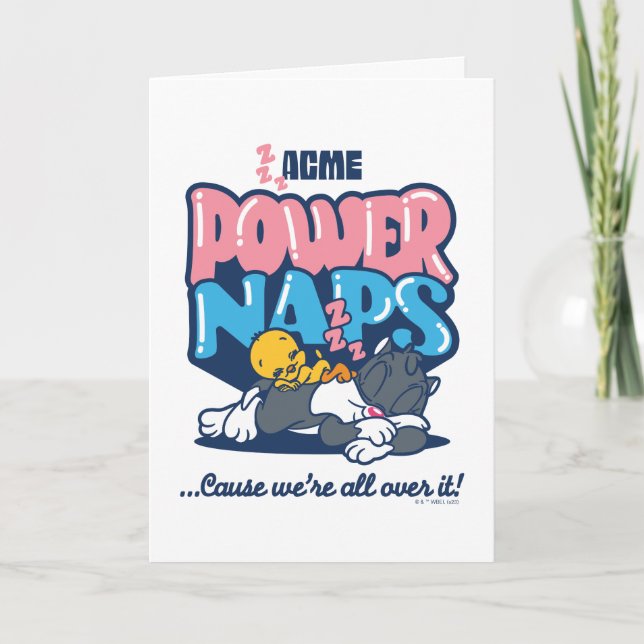 Baby TWEETY™ & SYLVESTER™ Power Naps Card (Front)