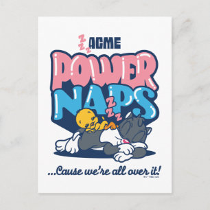 Baby TWEETY™ & SYLVESTER™ Power Naps Postcard