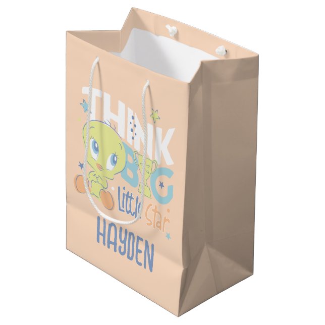 Baby TWEETY™ - Think Big Little Star Medium Gift Bag (Front Angled)