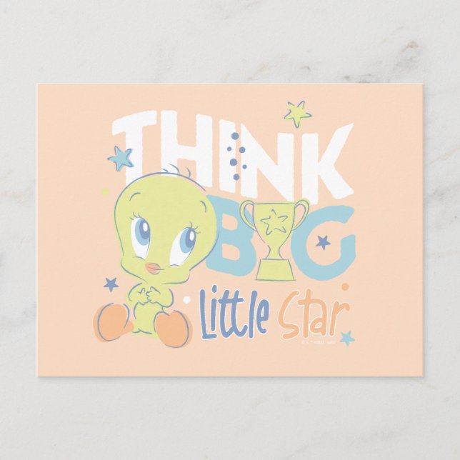 Baby TWEETY™ - Think Big Little Star Postcard (Front)