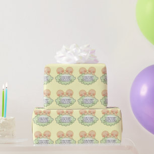 Baby Twins Baby shower wrapping paper