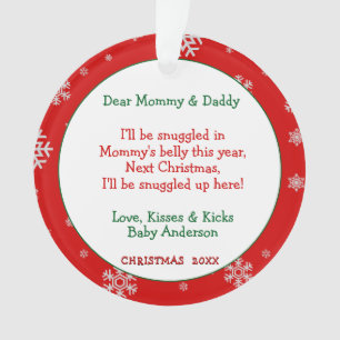 Baby Ultrasound New Parents Ornament