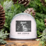 Baby Ultrasound | Sonogram Pregnancy Announcement Snowglobe<br><div class="desc">Celebrate the joy of new beginnings with this Baby Ultrasound Snow Globe, designed as a sweet pregnancy announcement or gender reveal surprise. Featuring your baby’s sonogram photo inside a dreamy pink or blue background, it’s the perfect keepsake for sharing the big news with grandparents, partners, or friends. A magical way...</div>
