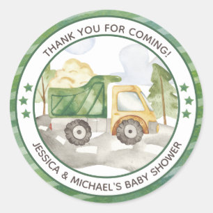 Baby Under Construction Classic Round Sticker