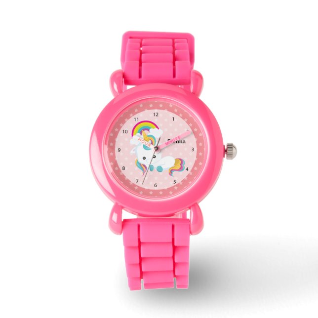 Baby Unicorn * Choose your background colour Watch (Front)