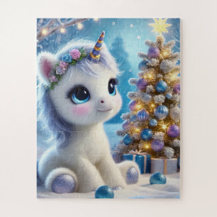 Baby Unicorn Christmas  Jigsaw Puzzle