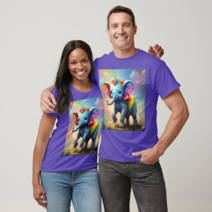 Baby Unicorn Elephant, T-Shirt