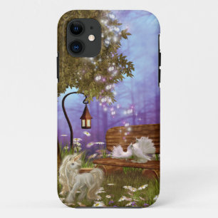 Baby Unicorn Fantasy Garden.png iPhone 11 Case