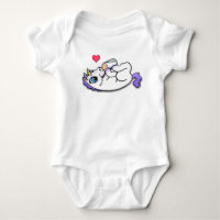 Baby unicorn feeding time - Purple