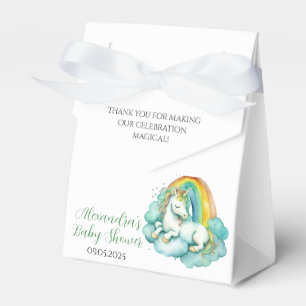 Baby Unicorn Gender Neutral Baby Shower Favour Box