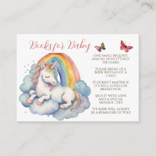 Baby Unicorn Girl Books for Baby  Enclosure Card