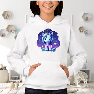 Baby Unicorn In PJ's Hoodie