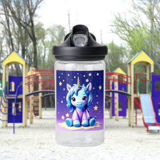 Baby Unicorn In PJ's Water Bottle