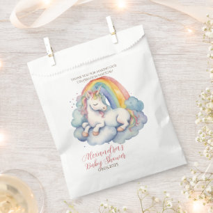 Baby Unicorn Thank you Girls Baby Shower Favour Bags