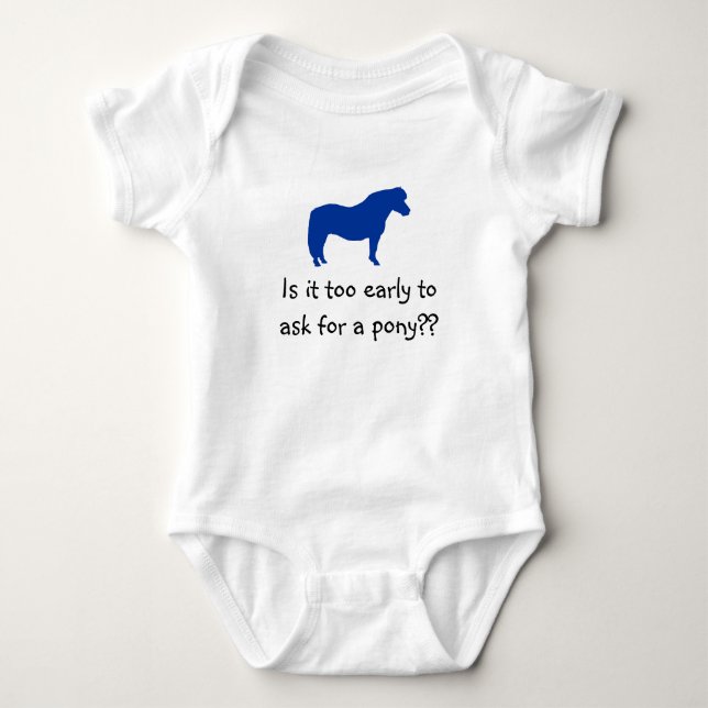 Baby Wants Pony Bodysuit (Front)