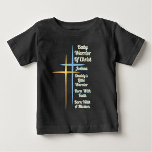 Baby Warrior of Christ - Warrior Themed Infant T-Shirt