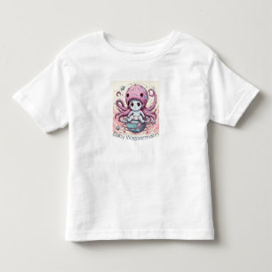 Baby Wassermann Niedliches Oktopus-Design  Toddler T-Shirt