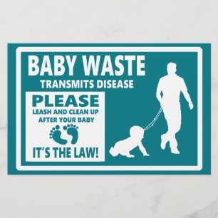 BABY WASTE - Courtesy Notice Flyer