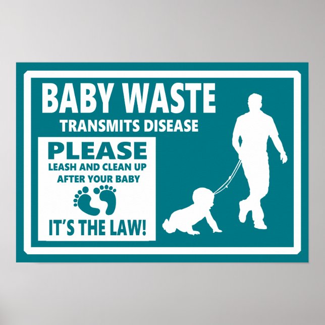 BABY WASTE - Courtesy Notice Poster (Front)