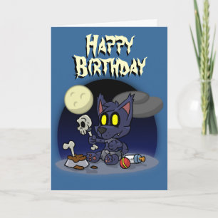 Baby Werewolf Card