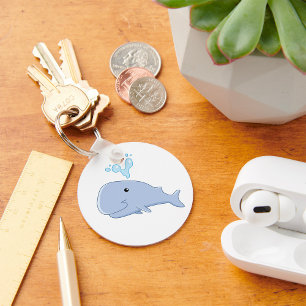 Baby Whale Keychain