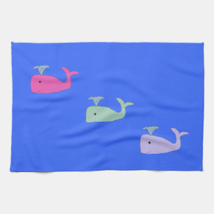 Baby Whale Trio towel