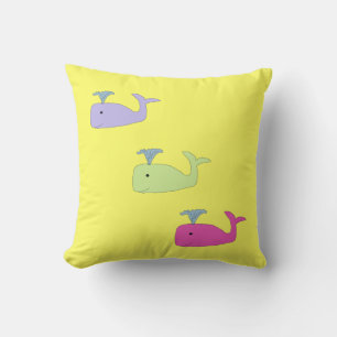 Baby Whales pillow