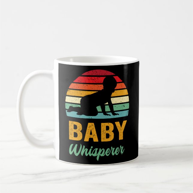 Baby Whisperer Labour Coach Doula Delivery Nurse Coffee Mug (Left)