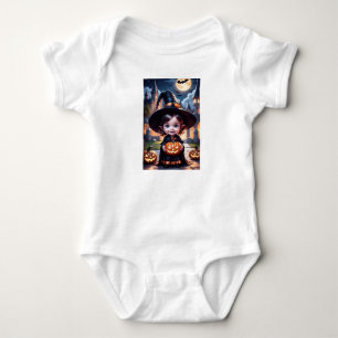 Baby whitch Halloween Bodysuit