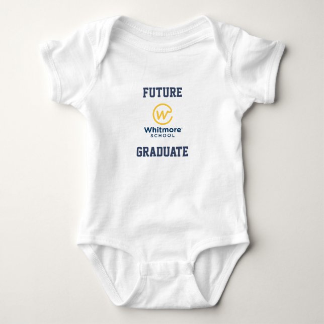 Baby Whitmore School One Piece Bodysuit (Front)