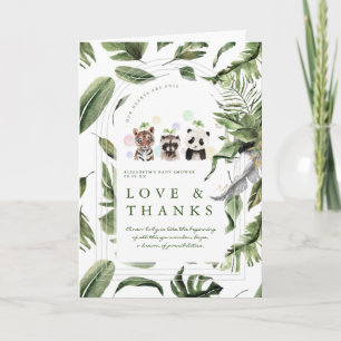 Baby Wild Animals   Baby Shower Thank You
