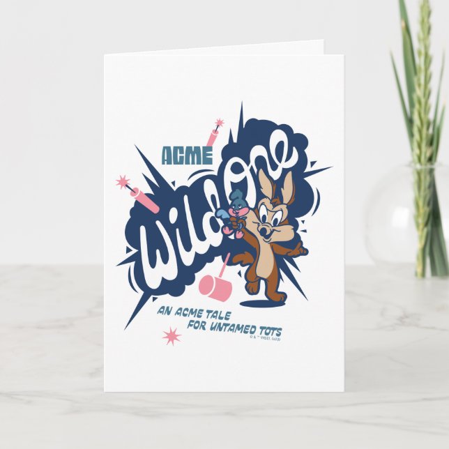 Baby WILE E. COYOTE™ - Wild One Card (Front)