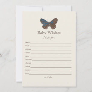 Baby Wishes Baby SHower Advice Card