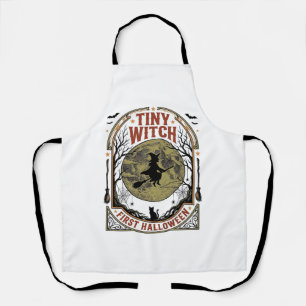 Baby Witch Halloween Shirt for First Spooky Season Apron