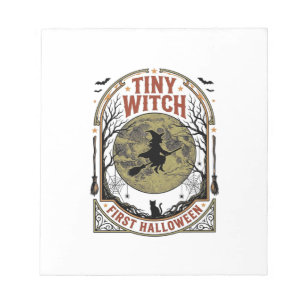 Baby Witch Halloween Shirt for First Spooky Season Notepad