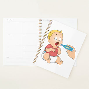 Baby With A Temperature Spiral Planner