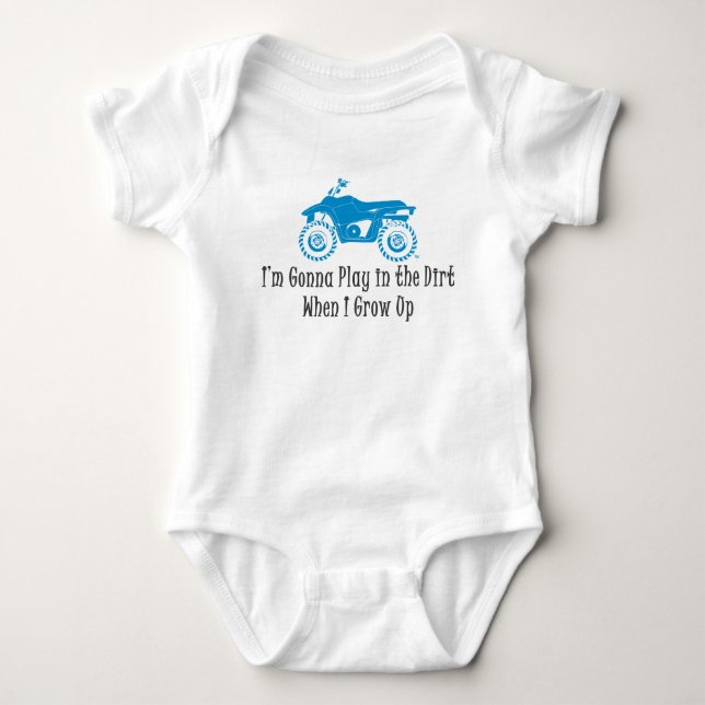 Baby with ATV Quad Bodysuit (Front)