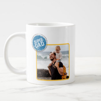 baby with father large coffee mug