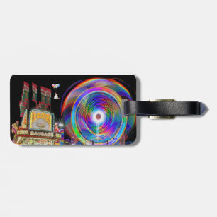 Baby with Helium Balloons Luggage Tag