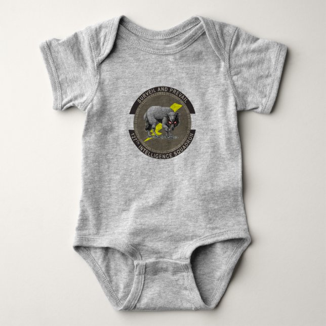Baby Wolf Morale Onsie Bodysuit (Front)