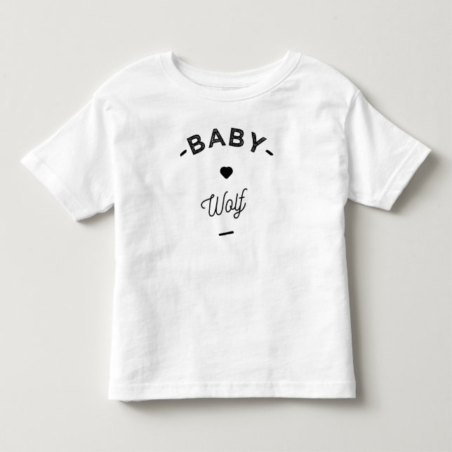 Baby wolf toddler T-Shirt (Front)