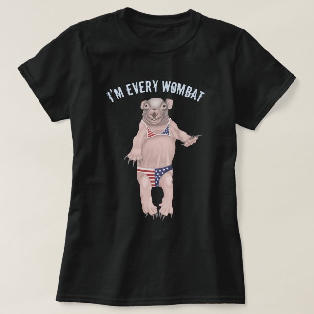 Baby Wombat T-Shirt (Design Front)