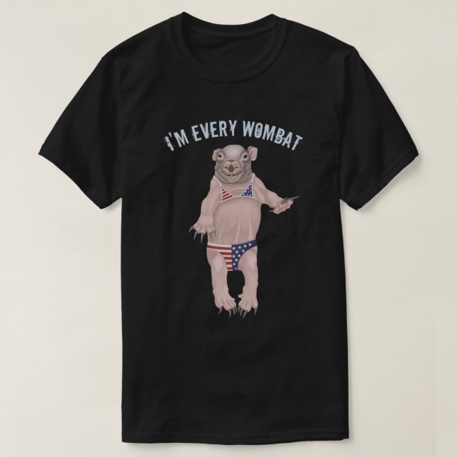 Baby Wombat T-Shirt (Design Front)