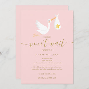 Baby Won't Wait Update Pink Card