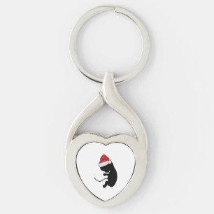 Baby X-Mas Christmas Maternity (three colours) Key Ring