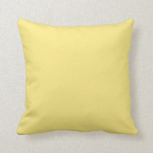 Baby Yellow Personalised Trend Colour Background Cushion