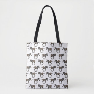 Baby Zebra Frenzy All Over Print Bag